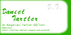 daniel tartler business card